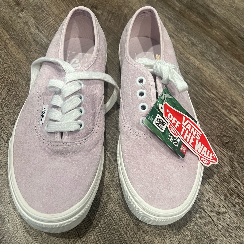 Lavender Vans shoes